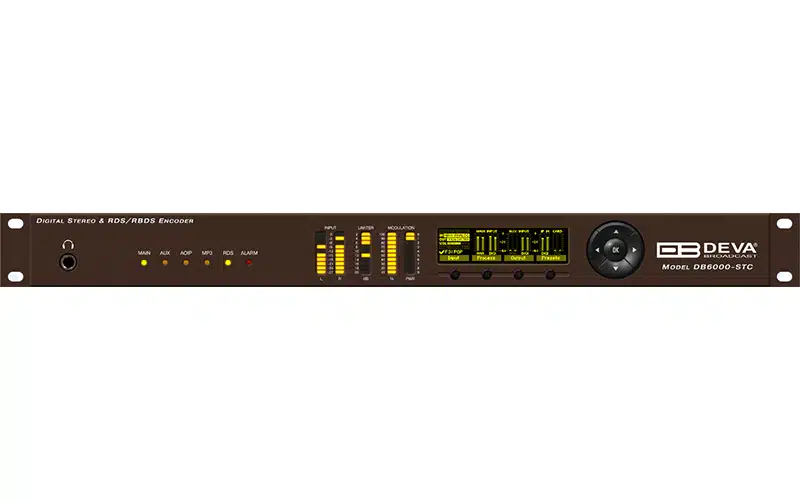 DEVA DB6000-STC – Stereo Audio & RDS Encoder for FM Broadcast
