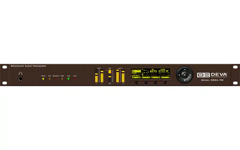 DEVA DB64-FM – Digital FM Audio Processor with RDS Encoder