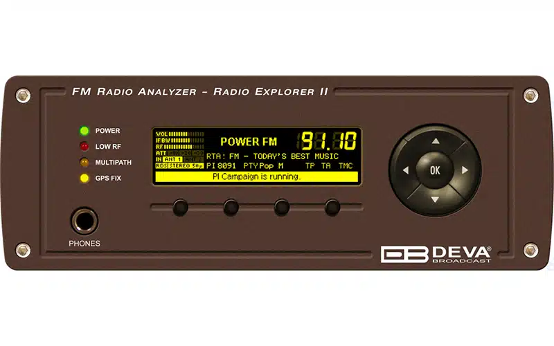 DEVA Radio Explorer II Mobile FM Radio Analyzer