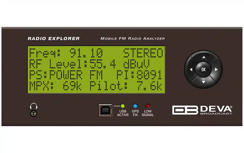 DEVA Radio Explorer Mobile FM Radio Analyzer