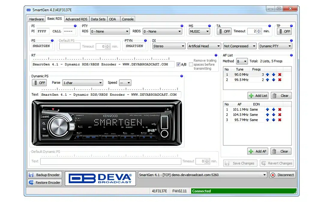 deva smartgen 41 interface