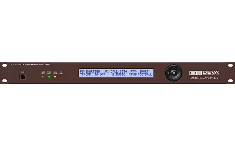 DEVA SmartGen 5.0 – Professional RDS/RBDS Encoder with LAN & USB