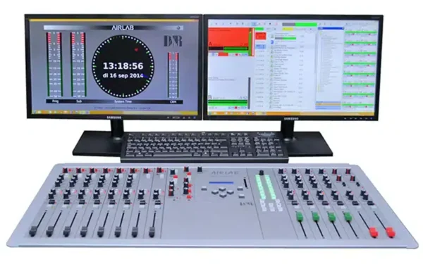 The D&R Airlab-DT broadcast mixer is an extremely reliable solution for applications where features and functions has to be weighed up against operational simplicity.