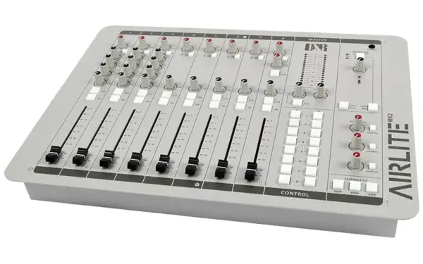 The D&R AIRLITE-USB MK2 is a broadcast on-air and production mixer aimed at environments such as community radio stations