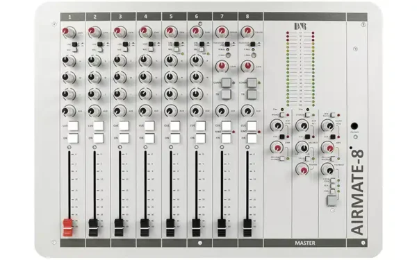 We designed the D&R Airmate-8 USB to fulfil the requirements for a high grade radio production or on-air broadcast mixer.