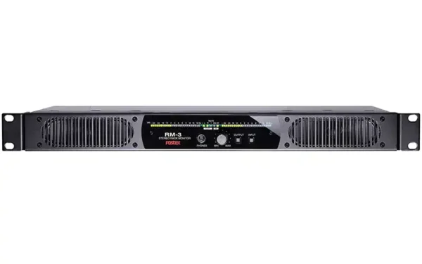 Fostex RM-3 – 1U Rackmount Stereo Monitor with Analog & Digital Inputs