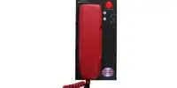 The user of the handset on the Glensound Beatrice P2 unit can listen to two audio feeds from the network and send two audio channels out onto the network.