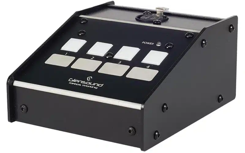 The Glensound Beatrice PM4 is a high-quality Dante/AES67 paging microphone
