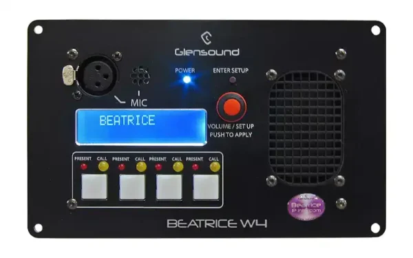 The Glensound Beatrice W4 is a versatile intercom interface for the Beatrice system