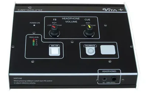 The Glensound VITA Plus is a powerful and versatile desktop commentary unit designed for single-user operations in broadcast environments.