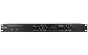 Glensound Vittoria 64 DR is a 64-channel Dante/Ravenna network bridge that creates a secure