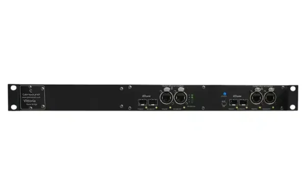The Glensound Vittoria DD is designed to link thirty-two channels from either two separate Dante networks