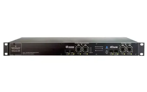 The Glensound Vittoria DR is designed to link thirty-two channels from either two separate Dante networks