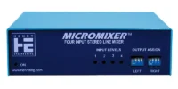 The Henry Engineering MICROMIXER is a handy mixer to have when you need to mix 2 stereo sources together