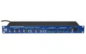 The Henry Engineering SPORTSCASTER is an audio control system for managing the audio portion of a sporting event radio or video broadcast.
