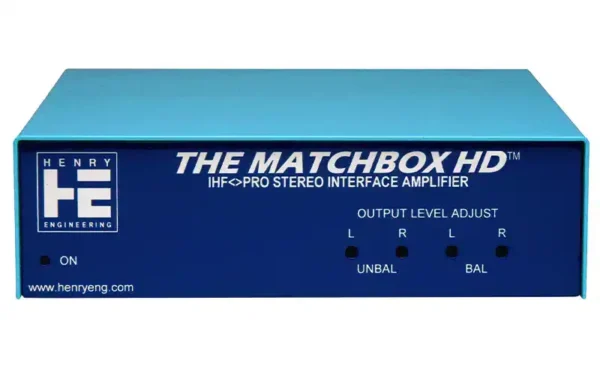Whenever you need to connect consumer gear to professional equipment the Henry Engineering Matchbox-HD is the way to go
