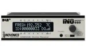 The new Inovonics  660 DAB/DAB+ Confidence Monitor provides off-air reception of all standard DAB & DAB+ broadcasts in a compact INOmini package.