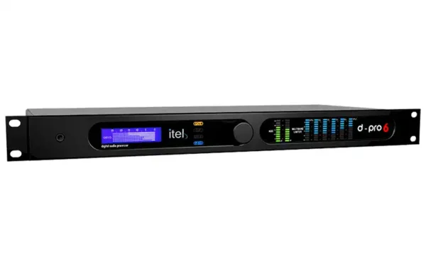 The ITEL DPRO6 FM is a FM broadcast audio processor with integrated MPX and RDS encoder.