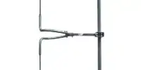 The Label Italy AKG/8 stainless-steel circular-polarized narrowband antenna can be factory tuned to any frequency within the FM broadcast band of 87.5 to 108 MHz.