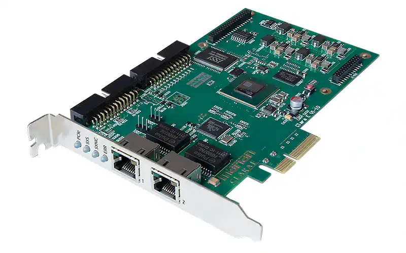 The MARIAN Clara E offers a cost-effective solution for up to 512 bidirectional Dante channels