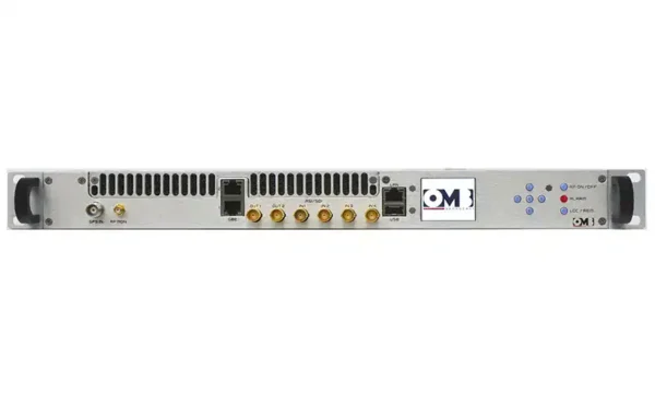 The OMB DAB 15 COMPACT DAB multicast  transmitter offer output powers up to 15W rms in a compact 1U format.