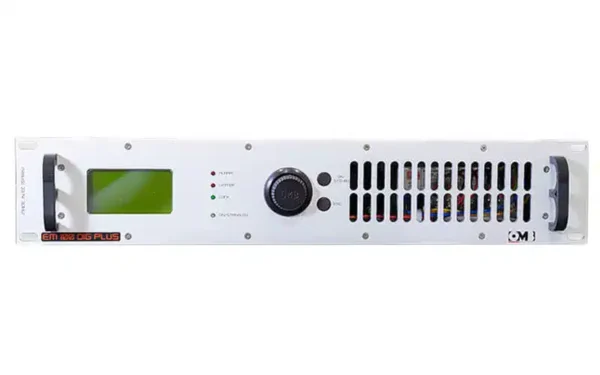 The OMB EM 100 DIG PLUS 100W FM transmitter is made up with the most modern available technology so as to provide the maximum performance at minimal cost.