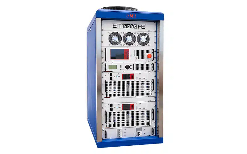The OMB EM 10000 HE DIG (5KW+5KW) 10KW FM transmitter has been created by the OMB center of development for high efficiency transmitters.