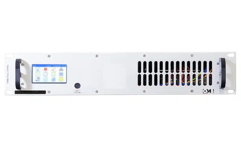 The OMB EM 300 DDS 300W fully digital FM transmitter has been created by the OMB center of development for DDS technology.