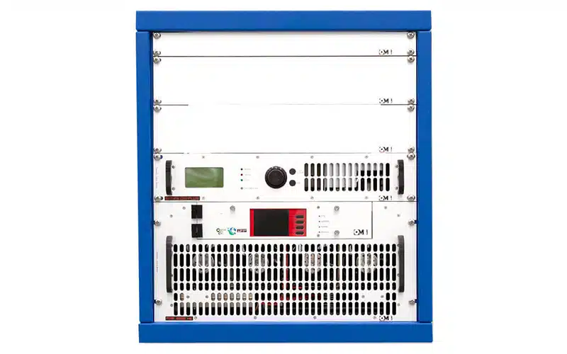 The OMB EM 3000 HE DIG 3KW FM transmitter was developed by the OMB Center for the Development of High-Efficiency Transmitters.