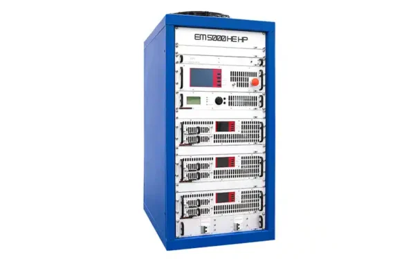 The OMB EM 5000 HE HOT PLUG 5KW FM transmitter has been created by the OMB center of development for high efficiency transmitters with hot plug modules.