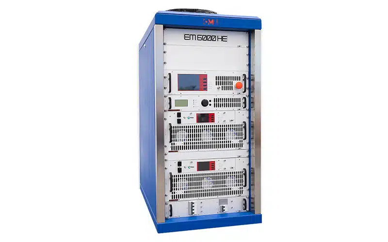 The new OMB EM 6000 HE DIG FM transmitter has been created by the OMB center for the development of high efficiency transmitters.