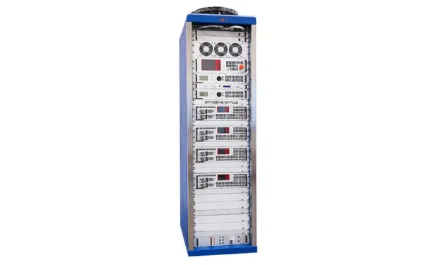 The OMB EM 7500 HE HOT PLUG 7.5KW FM transmitter has been created by the OMB center of development for high efficiency transmitters with hot plug modules.