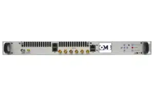 The OMB MOT 100A can be used as an analog and digital transmitter and can also be configured with different input interfaces.