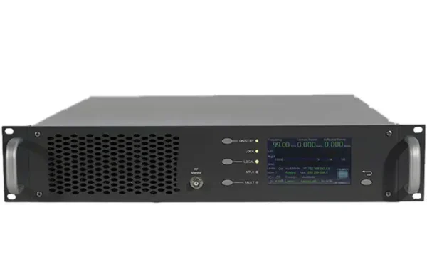 The RFE Broadcast DS1000 FM Transmitter seamlessly integrates into existing FM broadcasting systems