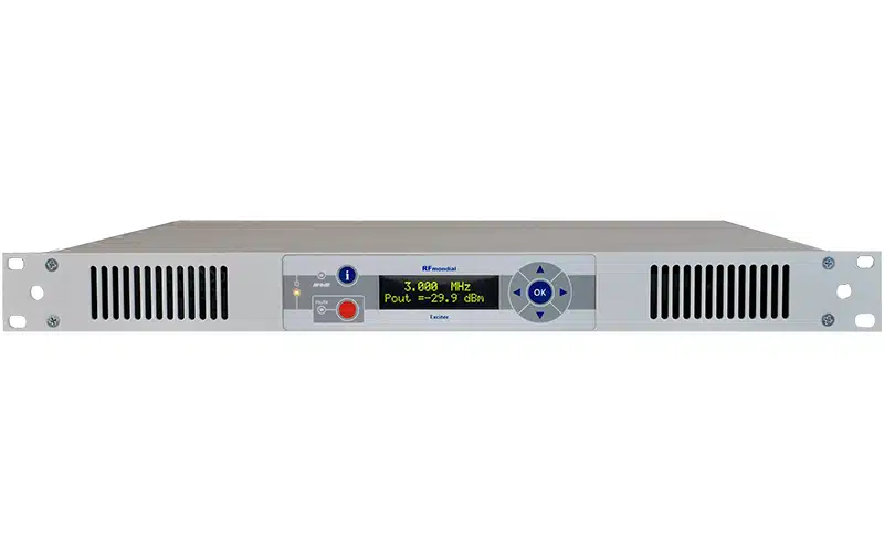 The RFmondial LVe is a fully Direct Digital Synthesis (DDS) broadcast exciter