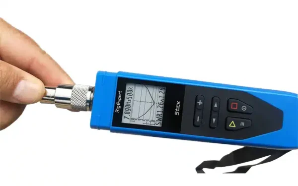 The RigExpert Stick 230 analyzer is designed for measuring SWR (standing wave ratio)