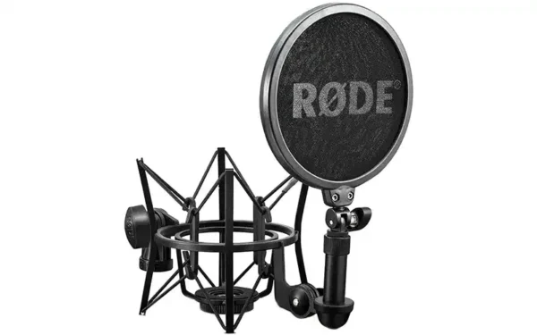 RØDE SM6 Shock Mount with Pop Filter – Noise Isolation for Studio Mics