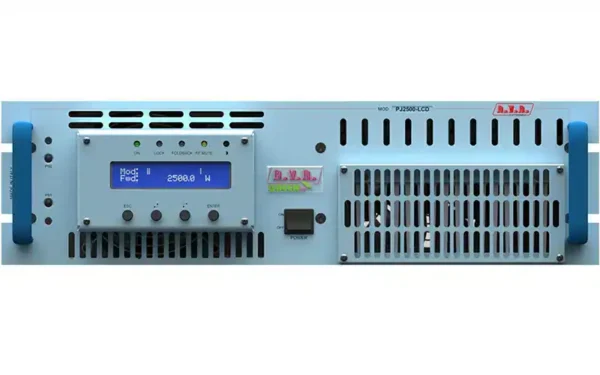 The RVR PJ2500LCD amplifier offers uncompromised amplification power at a very attractive price.