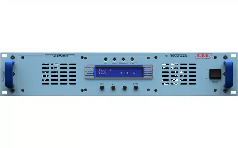 rvr tex100lcd s 100w transmitter