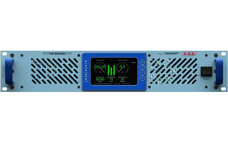 rvr tex152tft 150w fm transmitter
