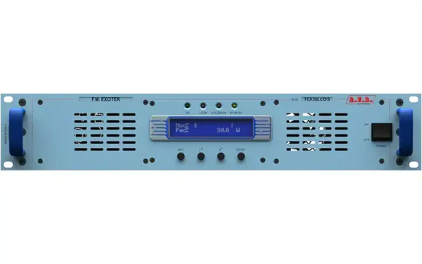 RVR TEX30LCD/S 30W FM Transmitter front view
