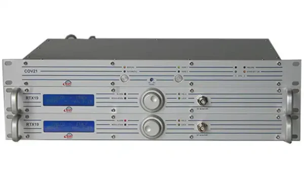The Sielco COV21TX is a reliable and intelligent changeover system specifically designed for managing redundancy between two EXC18B or EXC19 radio link transmitters.