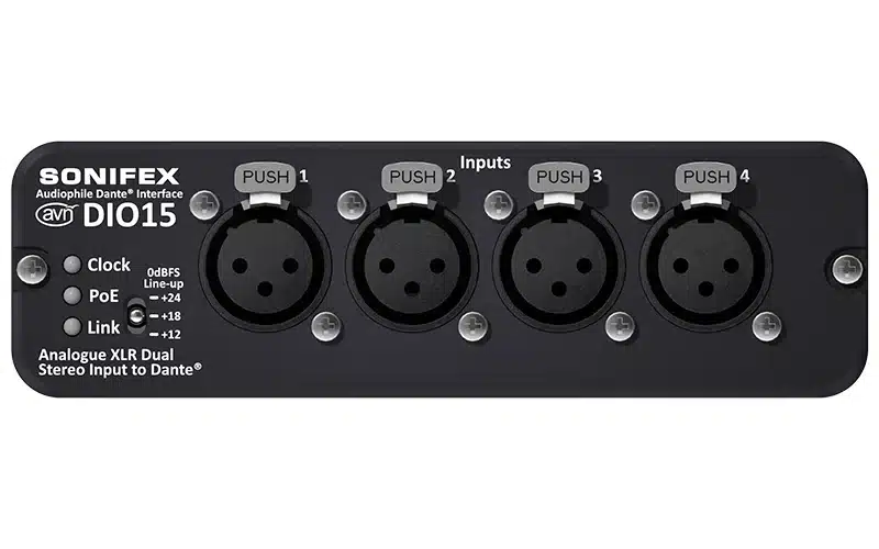 Sonifex AVN-DIO15 Dante to stereo analog and AES3 output