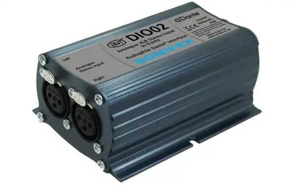 Sonifex AVN-DIO02 AES3 to Dante audio interface with PoE power