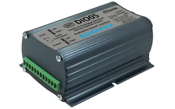 Sonifex AVN-DIO05 Dante to 4 analog line output interface