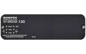 Sonifex AVN-DIO10-12G SDI to Dante de-embedder interface