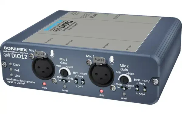 Sonifex AVN-DIO12 Dante to stereo analog output interface