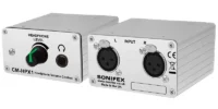 The Sonifex CM-HPX1 Headphone Volumn Control allows the connection of a stereo balanced line input via 2 x female XLRs and creates a headphone output