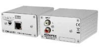 The Sonifex CM-ULR1 Unbalanced to Balanced Audio Converter product allows the connection of a stereo unbalanced line input on phono connectors to a balanced line output via a RJ45 with StudioHub+™ pinout.