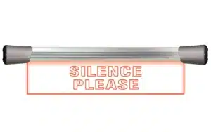 The Sonifex LD-40F1SIL SignalLED range of illuminated RGB LED signs are a new range of signs designed for outside recording